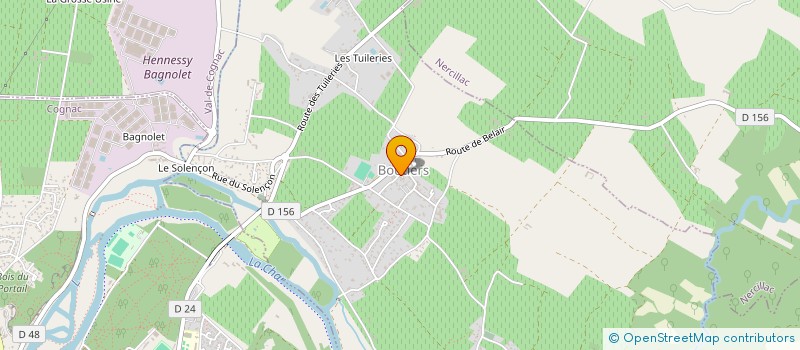 localisation de l'entreprise MONSIEUR CORENTIN DONNOU à BOUTIERS-SAINT-TROJAN