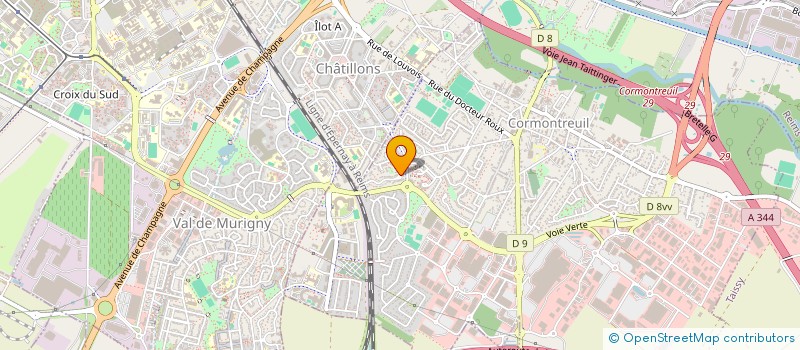 localisation de l'entreprise MONSIEUR CORENTIN DOULET  CORMONTREUIL