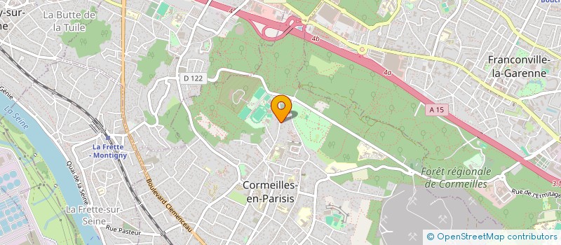 localisation de l'entreprise MONSIEUR CORENTIN DROULIN  CORMEILLES-EN-PARISIS