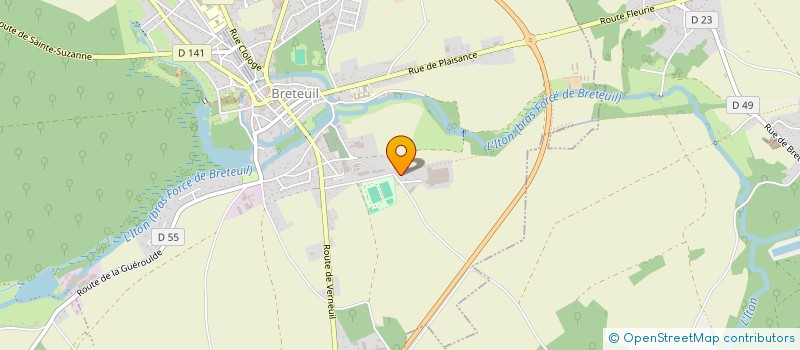 localisation de l'entreprise MONSIEUR CORENTIN DUBOIS à BRETEUIL