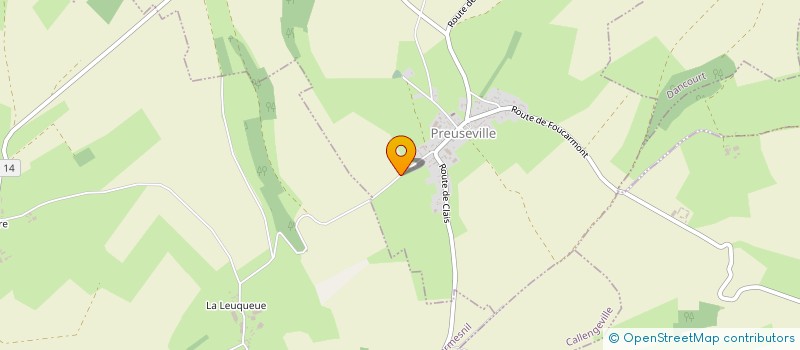 localisation de l'entreprise MONSIEUR CORENTIN DUCROCQ -- DUFOSSE  PREUSEVILLE