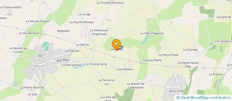 localisation de l'entreprise MONSIEUR CORENTIN DUCROS  HENON