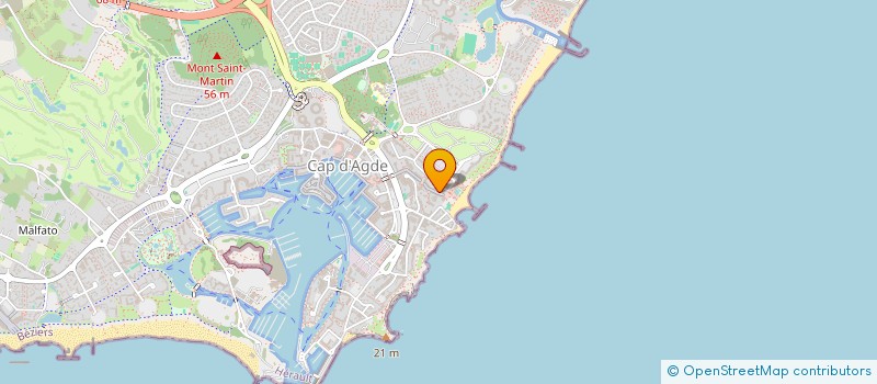 localisation de l'entreprise MONSIEUR CORENTIN DUHOUSSEY  AGDE