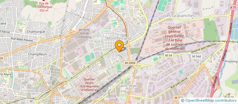 localisation de l'entreprise MONSIEUR CORENTIN DUMAS  CLERMONT-FERRAND