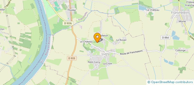 localisation de l'entreprise MONSIEUR CORENTIN DUNY  LURCY