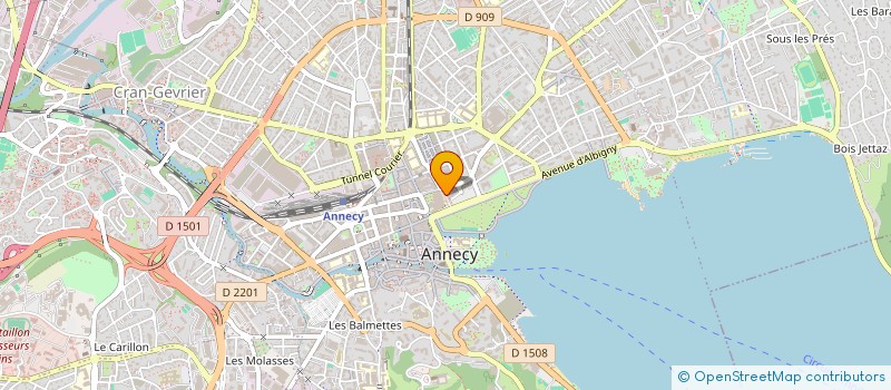 localisation de l'entreprise MONSIEUR CORENTIN DUPESSEY BRUN à ANNECY