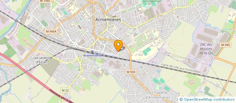 localisation de l'entreprise MONSIEUR CORENTIN DUPONT  ARMENTIERES