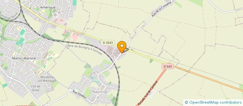 localisation de l'entreprise MONSIEUR CORENTIN DUPRIEZ  AWOINGT