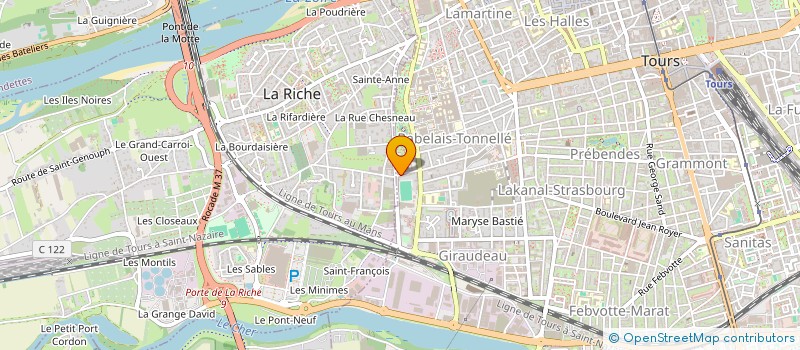 localisation de l'entreprise MONSIEUR CORENTIN DUTHEIL  TOURS