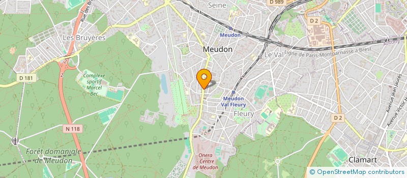 localisation de l'entreprise MONSIEUR CORENTIN DUTHY à MEUDON