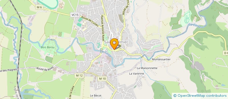 localisation de l'entreprise MONSIEUR CORENTIN DUVERNOIS à SAINT-GALMIER