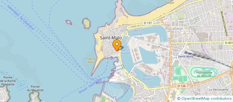 localisation de l'entreprise MONSIEUR CORENTIN ESCANDRE à SAINT-MALO