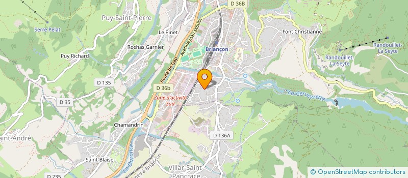 localisation de l'entreprise MONSIEUR CORENTIN ESMIEU  BRIANCON