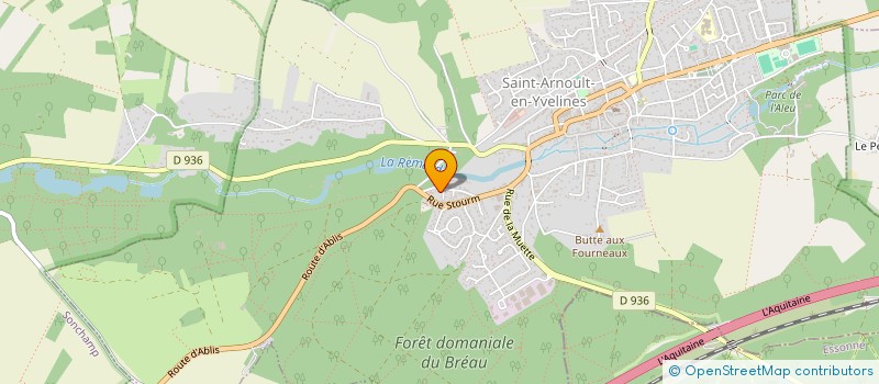 localisation de l'entreprise MONSIEUR CORENTIN FAGET à SAINT-ARNOULT-EN-YVELINES