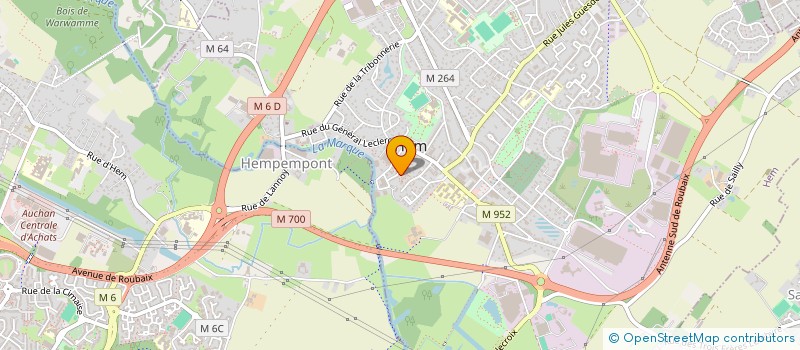 localisation de l'entreprise MONSIEUR CORENTIN FATOU  HEM