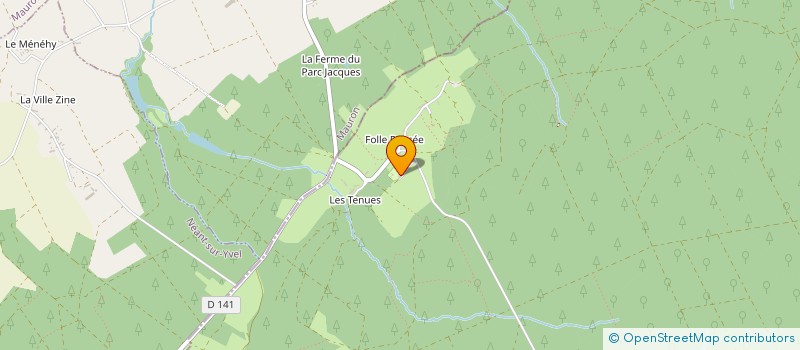 localisation de l'entreprise MONSIEUR CORENTIN FAUCHER  PAIMPONT