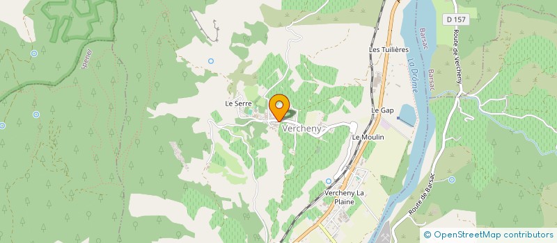 localisation de l'entreprise MONSIEUR CORENTIN FAURE  VERCHENY