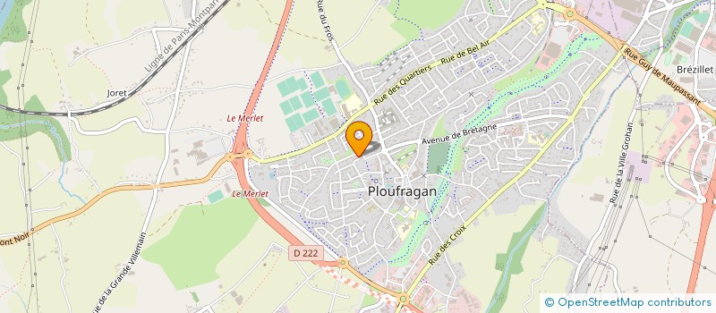 localisation de l'entreprise MONSIEUR CORENTIN FERLICOT à PLOUFRAGAN