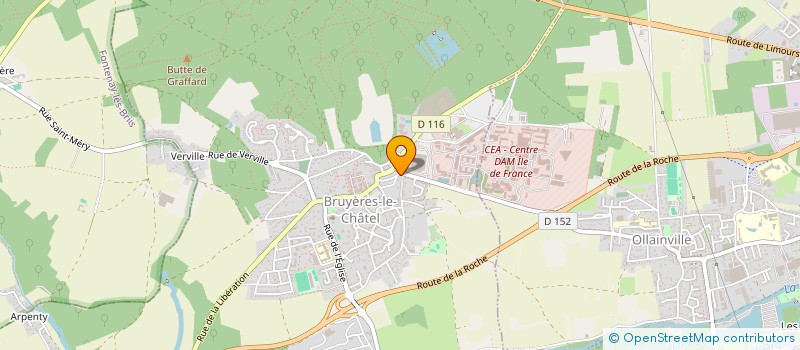 localisation de l'entreprise MONSIEUR CORENTIN FERNANDES DE ARAUJO MATOS  BRUYERES-LE-CHATEL