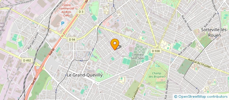 localisation de l'entreprise MONSIEUR CORENTIN FERNANDEZ  LE GRAND-QUEVILLY