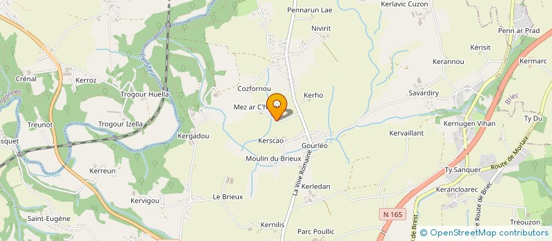 localisation de l'entreprise MONSIEUR CORENTIN FICHANT à QUIMPER