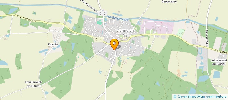 localisation de l'entreprise MONSIEUR CORENTIN FLATRES à VIENNE-EN-VAL