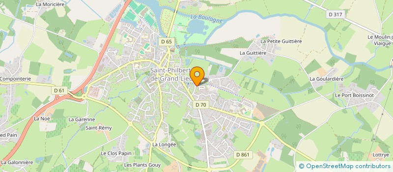 localisation de l'entreprise MONSIEUR CORENTIN FORTIER  SAINT-PHILBERT-DE-GRAND-LIEU