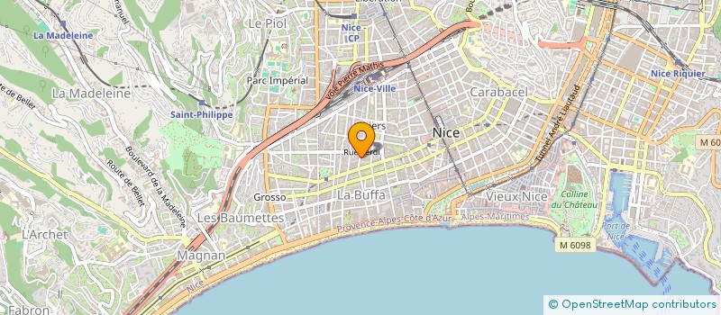 localisation de l'entreprise MONSIEUR CORENTIN FOURNIER à NICE