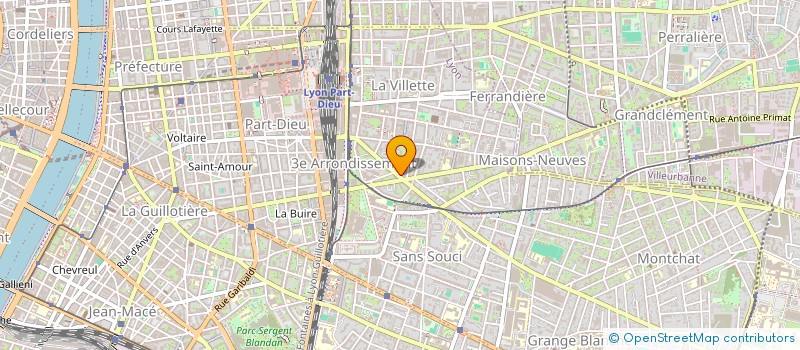 localisation de l'entreprise MONSIEUR CORENTIN FRABOULET  LYON