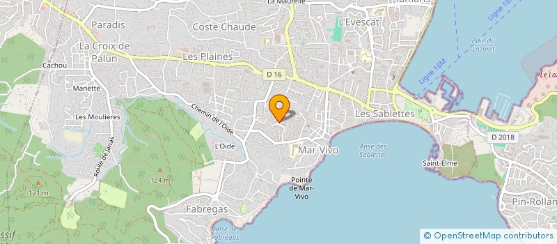 localisation de l'entreprise MONSIEUR CORENTIN FRANCESCHI  LA SEYNE-SUR-MER