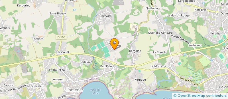 localisation de l'entreprise MONSIEUR CORENTIN FRANCOIS à PLOEMEUR