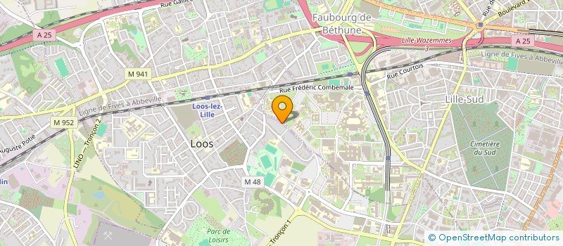 localisation de l'entreprise MONSIEUR CORENTIN FRUCHAUD  LOOS