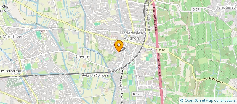 localisation de l'entreprise MONSIEUR CORENTIN FUZIER  MORIERES-LES-AVIGNON