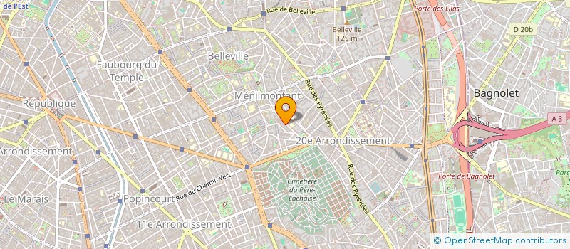 localisation de l'entreprise MONSIEUR CORENTIN GARET  PARIS