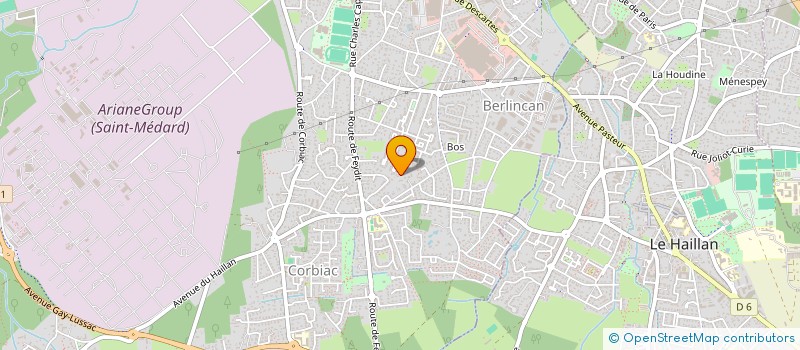 localisation de l'entreprise MONSIEUR CORENTIN GARIJO  SAINT-MEDARD-EN-JALLES