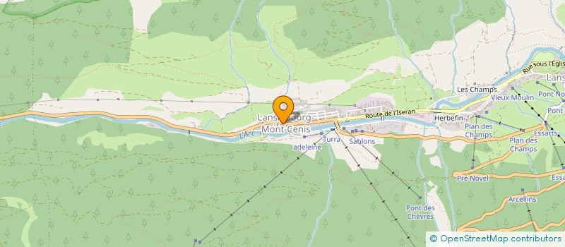 localisation de l'entreprise MONSIEUR CORENTIN GARNIER  VAL-CENIS