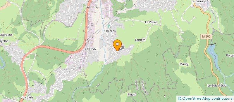 localisation de l'entreprise MONSIEUR CORENTIN GARNIER à FIRMINY