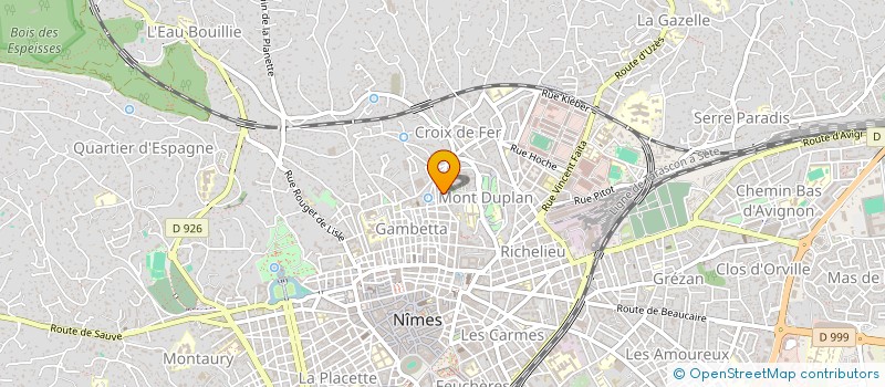 localisation de l'entreprise MONSIEUR CORENTIN GATE  NIMES