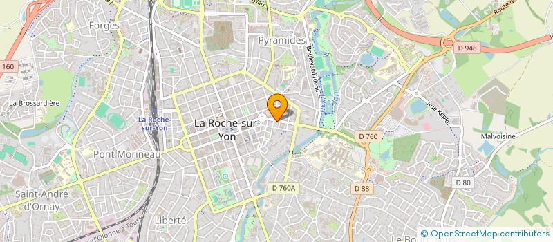 localisation de l'entreprise MONSIEUR CORENTIN GEAY à LA ROCHE-SUR-YON