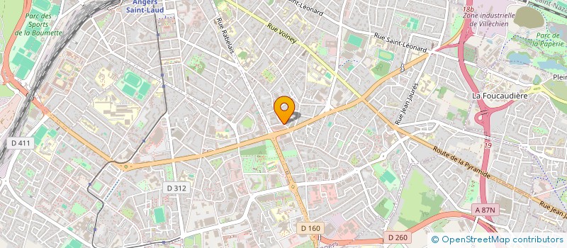 localisation de l'entreprise MONSIEUR CORENTIN GEORGE à ANGERS