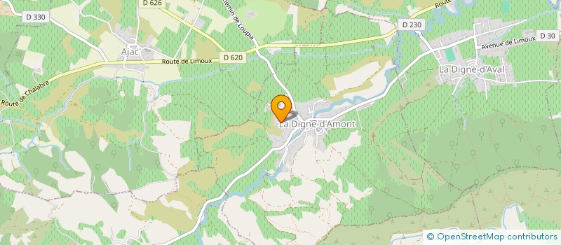 localisation de l'entreprise MONSIEUR CORENTIN GHILARDI  LA DIGNE-D'AMONT