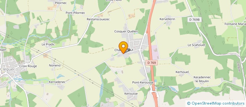 localisation de l'entreprise MONSIEUR CORENTIN GILLET à PONT-SCORFF