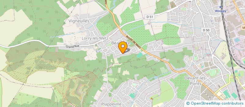 localisation de l'entreprise MONSIEUR CORENTIN GLESER  LORRY-LES-METZ