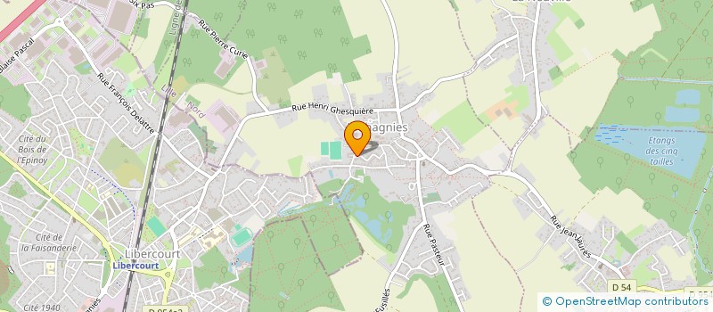 localisation de l'entreprise MONSIEUR CORENTIN GOGE  WAHAGNIES