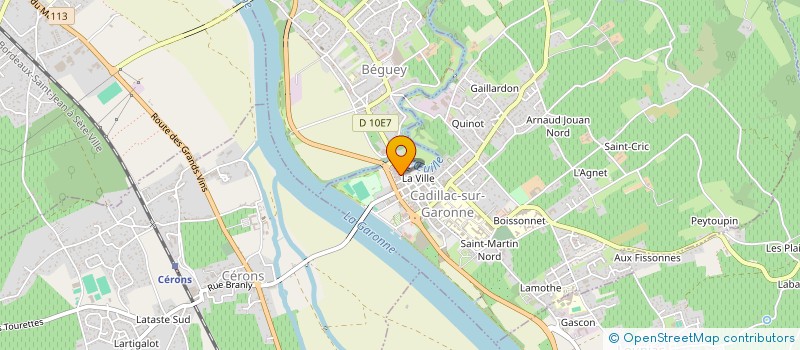 localisation de l'entreprise MONSIEUR CORENTIN GOIN  CADILLAC-SUR-GARONNE