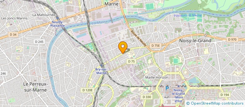 localisation de l'entreprise MONSIEUR CORENTIN GOLLY à NOISY-LE-GRAND