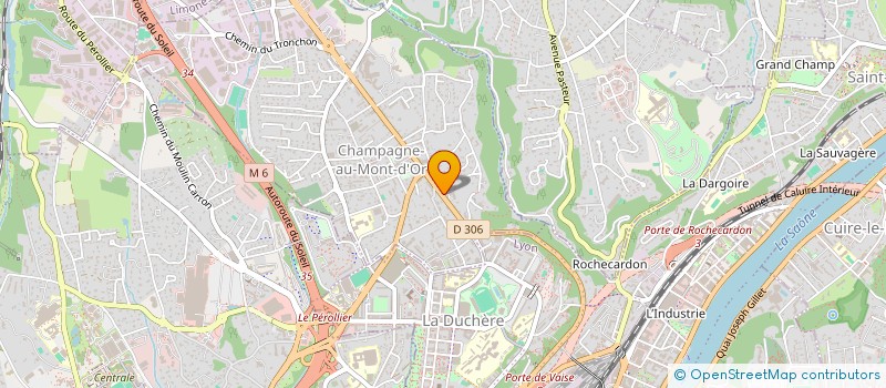 localisation de l'entreprise MONSIEUR CORENTIN GOUCHON  CHAMPAGNE-AU-MONT-D'OR