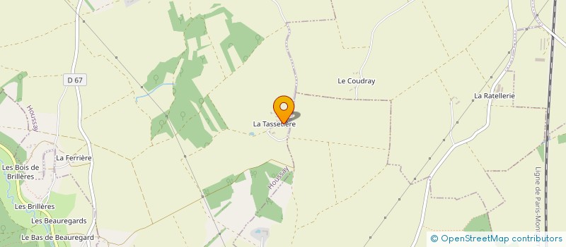 localisation de l'entreprise MONSIEUR CORENTIN GOURDET à HOUSSAY