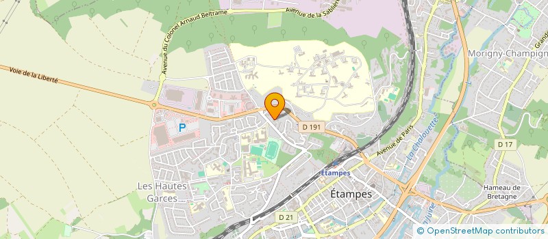 localisation de l'entreprise MONSIEUR CORENTIN GOURGEOIS  ETAMPES