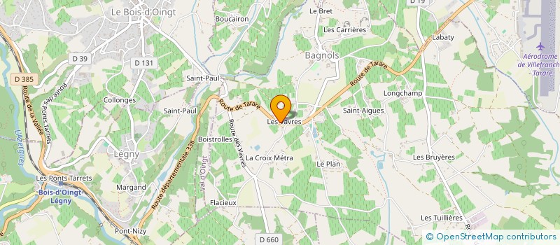 localisation de l'entreprise MONSIEUR CORENTIN GOYARD  BAGNOLS